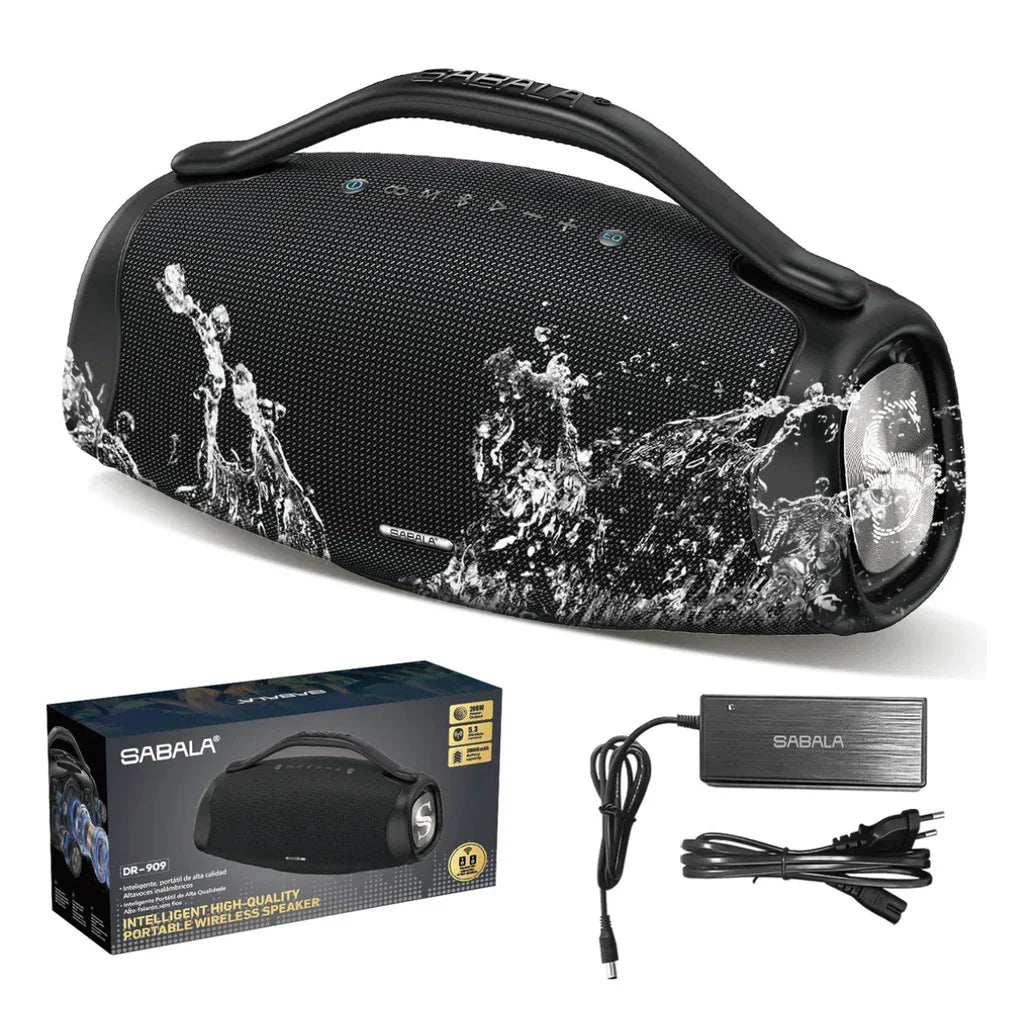 đ„ QUEIMA DE ESTOQUE!! đ„ Caixa de Som Sabala Boombox DR-909 Bluetooth 200w 39000mah Tws Ipx6.