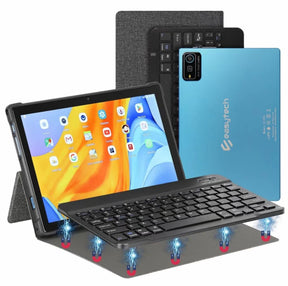 🔷 Tablet 10.1” Full HD IPS | 128GB + 6GB RAM | Android 13 | Dual Chip | 6000mAh 🔥 + BRINDE: Capinha e Teclado