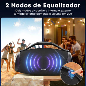 🔥  QUEIMA DE ESTOQUE!! 🔥 Caixa de Som Sabala Boombox DR-909 Bluetooth 200w 39000mah Tws Ipx6.